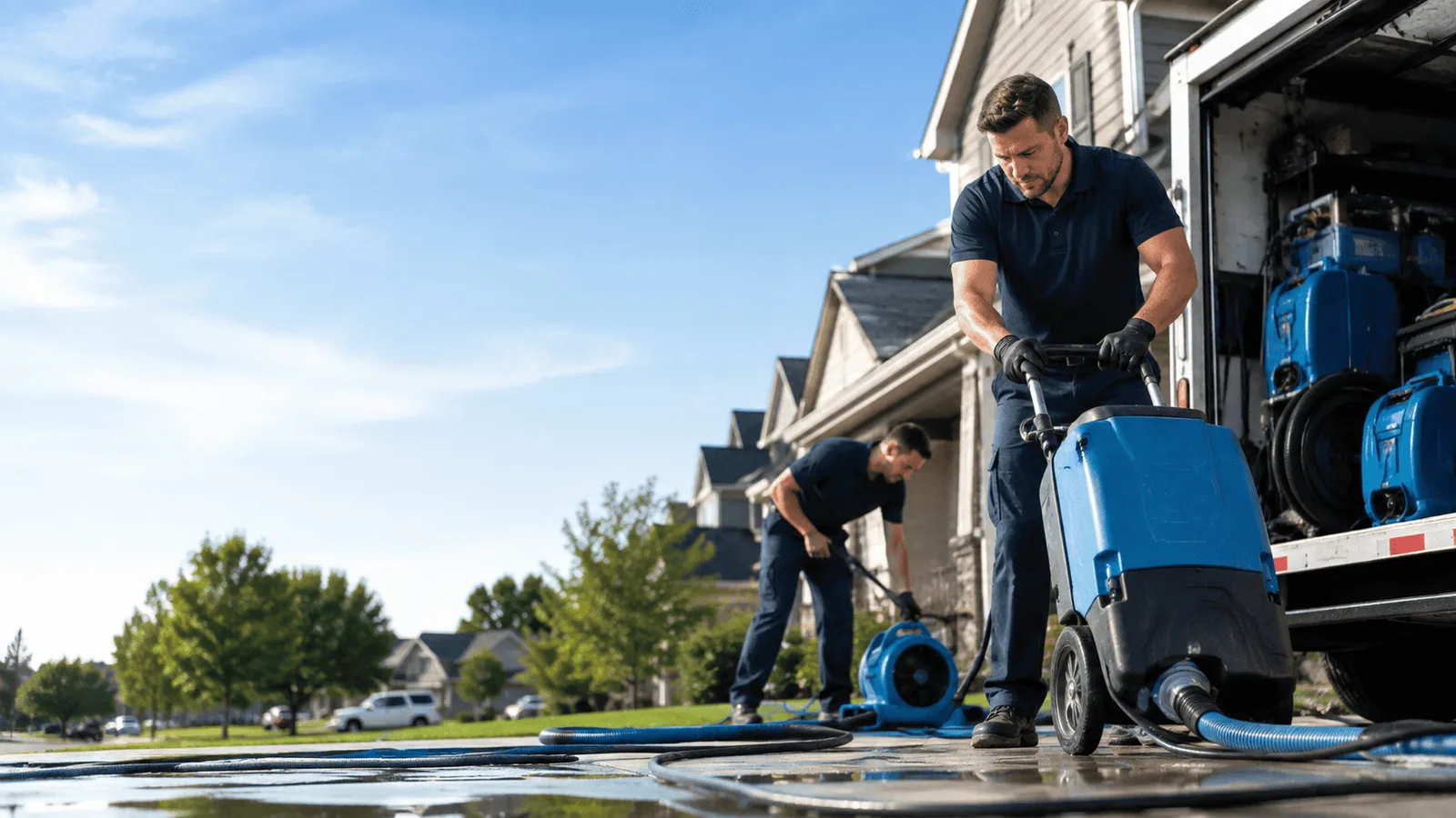 Structural Drying being performed in Elmira, MI